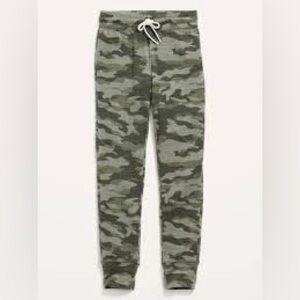 Old Navy Girls XL Leggings Plush Camo Olive Leggin Cozy Jogger Pants